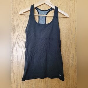 Champion Black racerback tank with built-in bra size S